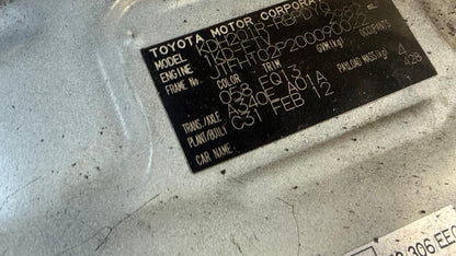 TOYOTA HIACE V Van (TRH2__, KDH2__, LH2__, GDH2__) 3.0 D (KDH221, KDH201) 2012 white - Boot Lid / Tailgate - AU-5-TO-147-R-B